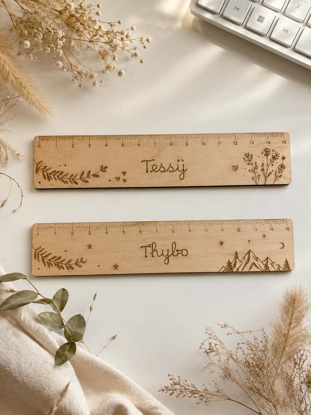 règle en bois