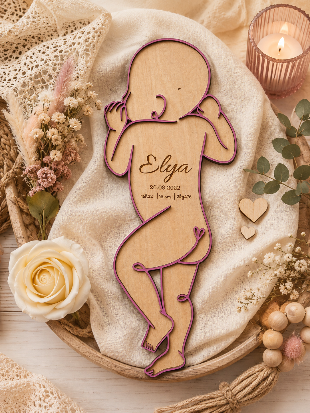 bébé taille réelle